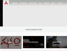 Tablet Screenshot of annapurnastudios.com